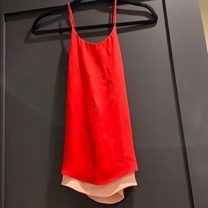 Zara flowy open back top